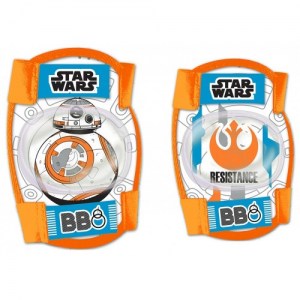 Σετ προστατευτικών αξεσουάρ για παιδια Disney Star Wars BB8 (Επιαγκωνίδες - Επιγονατίδες) DRIMALASBIKES